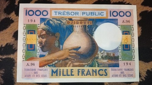 Billets 1000 francs djibouti - billets,