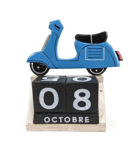Calendrier perpétuel bois - perpétuel, en
