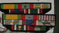 Placards de rappels de médailles Koweït Outre-mer Tchad Medal