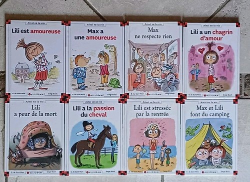 Lot livres max et - livres, lili
