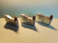 3 RECHARGE BRIQUET SILVER MATCH LIGHTER 打火机 ACCENDINO AANSTEKER ljusare vžigalni