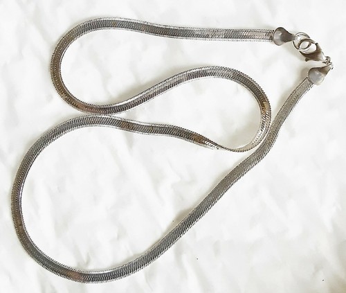 Collier rétro maille souple - collier,