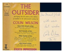 WILSON, COLIN (1931-2013) L'Outsider / Par Colin Wilson 1956 Relié