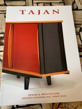 Catalogue vente Design/Prouvé/Royere/Capron/ruelland/Kuramata/Neuf