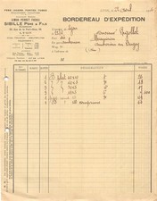 Facture  1926  FERS ACIERS