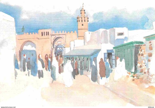 Carte postale tunisie - -,