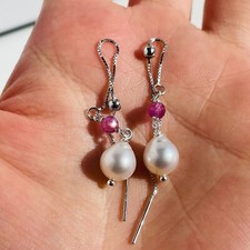 boucles d'oreilles argent