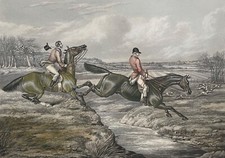 Vénerie chasse à courre d'après Alken et Harris 1859 Cheval chevaux