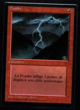 *MRM* FR/VF Foudre ( Lightning Bolt ) Near Mint MTG FBB