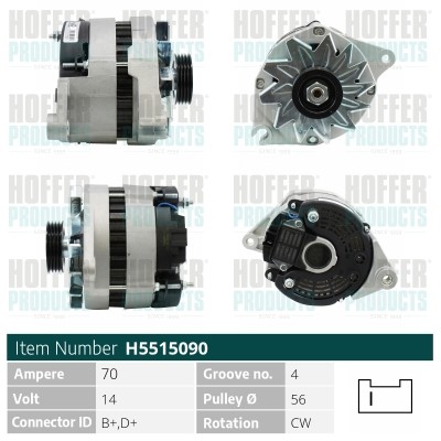 Hoffer alternateur peugeot - hoffer,