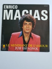 45 TOURS - ENRICO MACIAS - Le Mendiant de l'Amour & Juif Espagnol