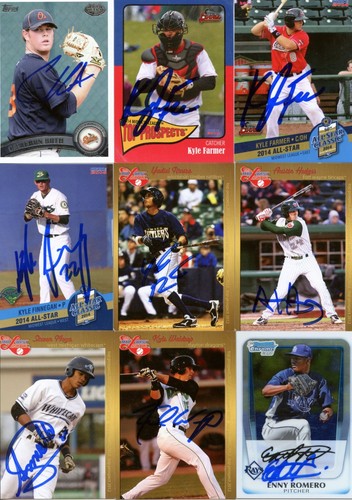 Enny romero signed 2011 bowman - romero,