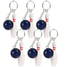 6 Pcs Porte-clés Quille De
