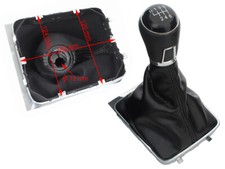 POMMEAU LEVIER VITESSE SOUFFLET CHROME - 6V POUR VW PASSAT B6 B7 CC