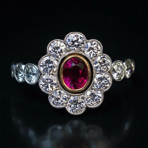 30ct rubis simulé diamond - rubis,