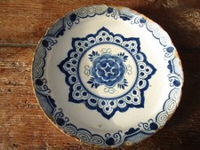 Assiette en faïence 18ème