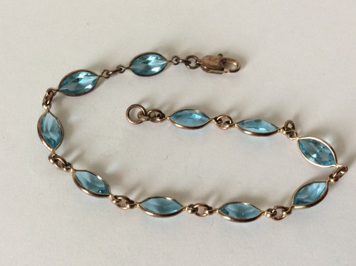 Bracelet plaqué pierres - bracelet, or