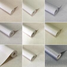 Rome Collection Papier Peint - Uni Métallique Linéaire - Choisir Couleur & Motif