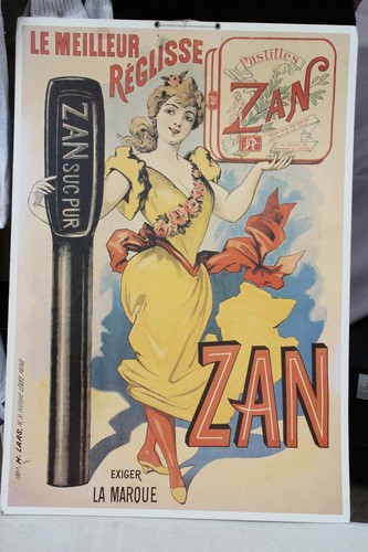 Grande affiche cartonnee zan - affiche,