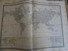 Tableau general de thermometrie dans les diverses contrees du monde Garnier 1862
