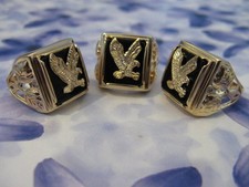 Chevalière T68 Aigle Sur Onyx