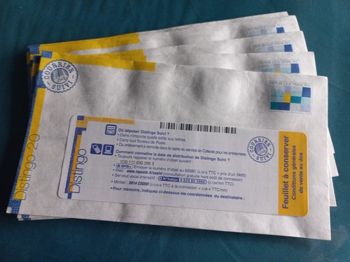 Lot enveloppes distingo - lot,
