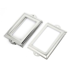 8Pcs 105mm x 60mm Métal Nom