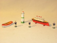 JOUET ANCIEN BOIS BATEAU MARIN