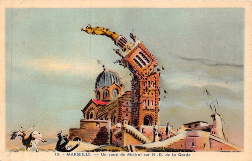 Cpa marseille coup - un, de