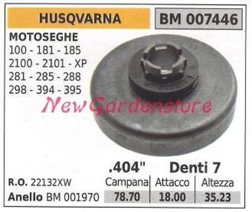 Pignon husqvarna moteur scie - husqvarna,