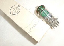 ⚜ LAMPE ECC808 = 6KX8 VALVO Radio TUBE Röhre Fully TESTED STRONG NOS NIB =°=