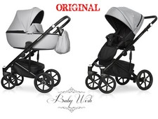 Riko Basique Ozon Bébé Landau 2in1 3in1 Nacelle+Poussette +Siège Auto
