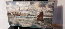 tableau ancien, hst, marine