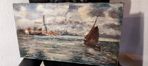 Tableau ancien hst marine - ancien,,
