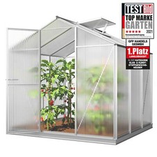 GFP Serre de Jardin ECO-STAR Cadre Aluminium / résistantes aux intempéries 