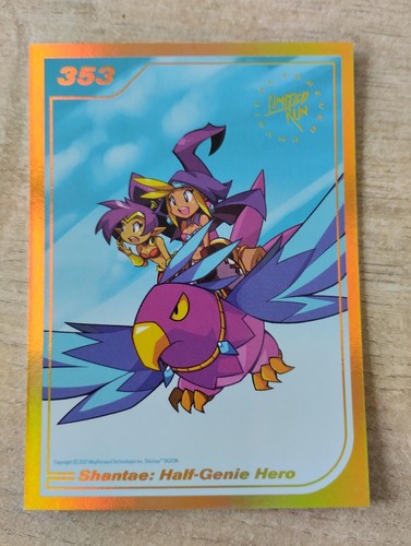 Limited run card shantae - card,