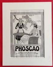 Publicité presse 1931 Petit Déjeuner PHOSCAO illustration de  MAUD TRUBE 1931