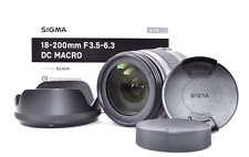 【Boîte ouverte】SIGMA 18-200mm f/3.5-6.3 DC MACRO OS HSM pour Nikon F du Japon...