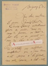 ● L.A.S Docteur ROBERT à BRIGNON (Gard) - Paul de Cruviers Lascours - Lettre