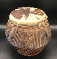 Ancien Tambour Rituel CHOKWE /