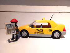 PLAYMOBIL TAXI NEW YORK / YELLOW CAB VOITURE CHAUFFEUR 3199