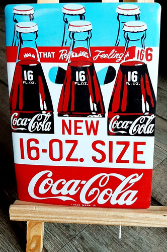 Coca cola plaque - plaque, carte