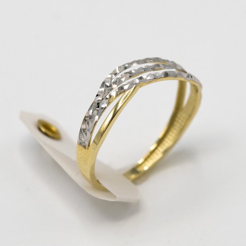 Bague jaune et blanc - en,