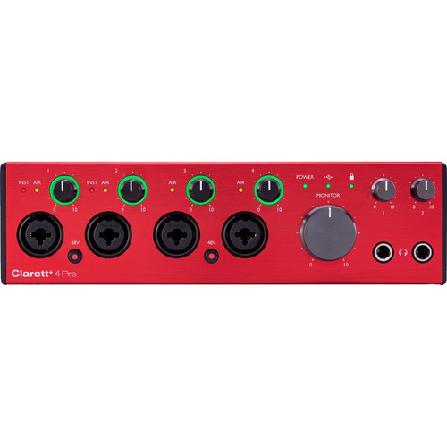 Focusrite clarett 4pre usb - focusrite,
