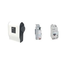 Pack borne de recharge monophasée green'up premium 1 véhicule électrique mode 3