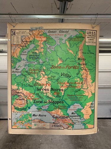 Ancienne affiche carte - ancienne,