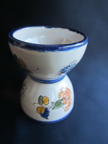 Ancien coquetier faïence - en,