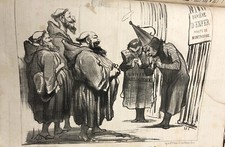 Honoré DAUMIER. Litho De La