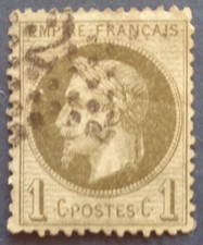 France oblitéré, n°25, 1c