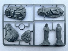 MESBG Lot Décor Ruine Statue Anneau Unique 2003 GW Vintage OOP